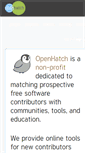 Mobile Screenshot of openhatch.org